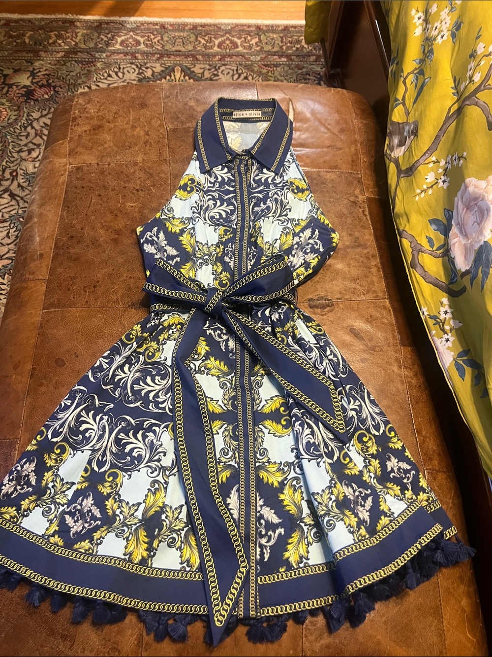 Alice + Olivia Lucy dress chain print - Picture 6 of 12